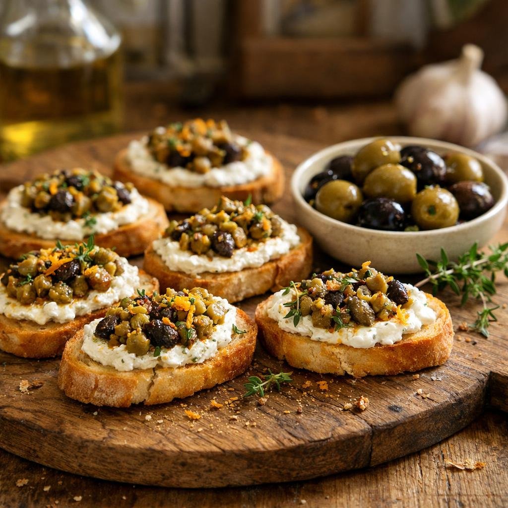 olives marinées au thym