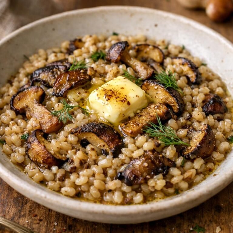 Orzotto aux cèpes