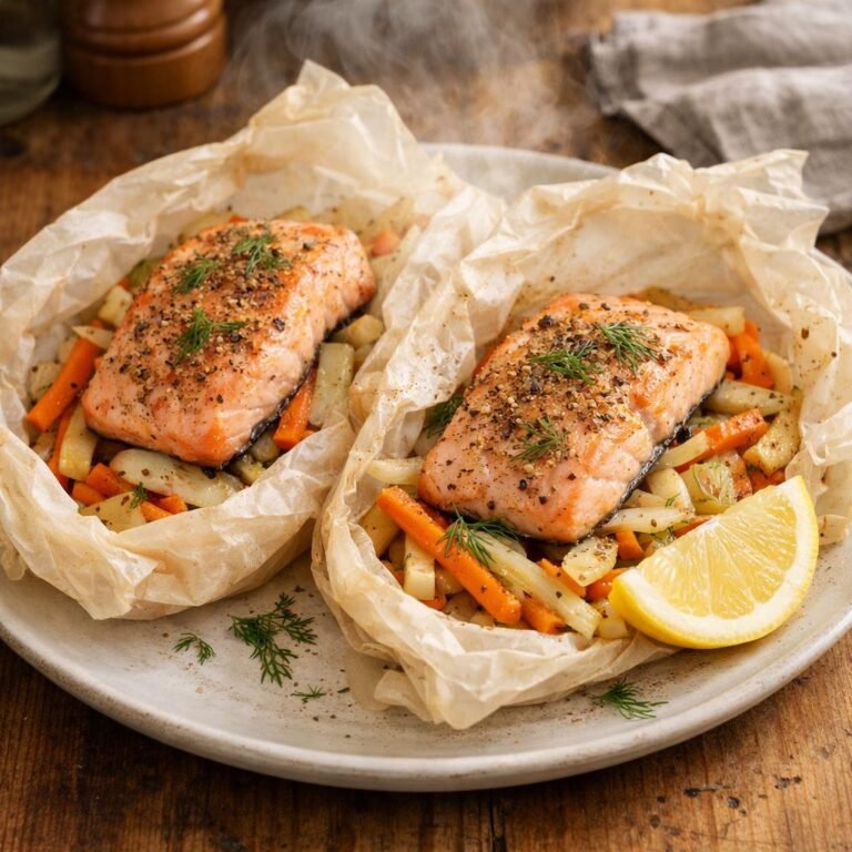 Papillote de saumon