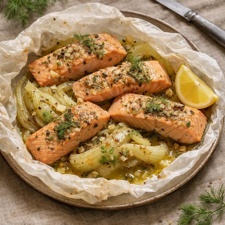 papillote saumon fenouil