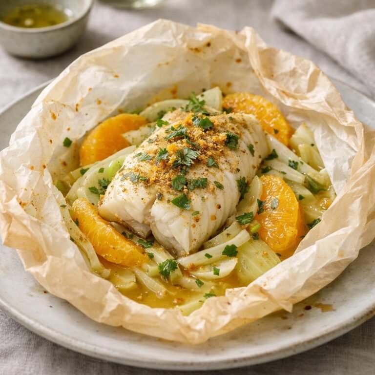 Papillote de lieu noir