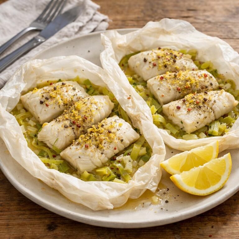 Papillotes de lieu jaune