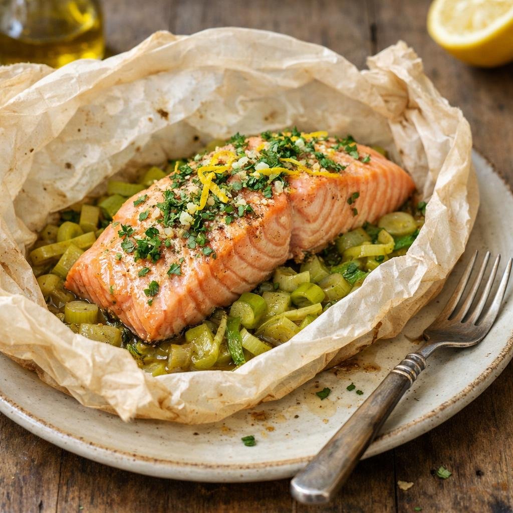Papillotes de saumon