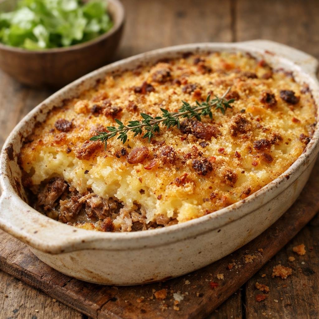 Parmentier canard piment citron
