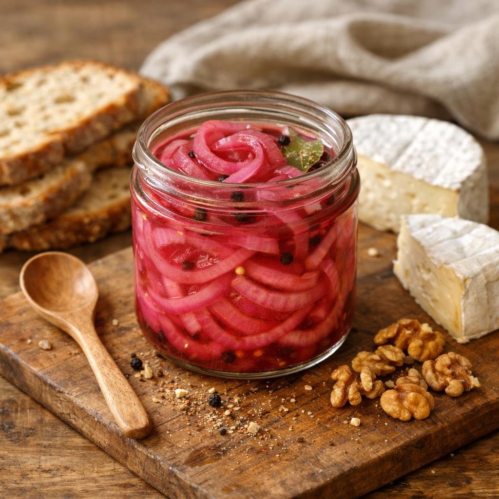 Pickles d'oignons rouges