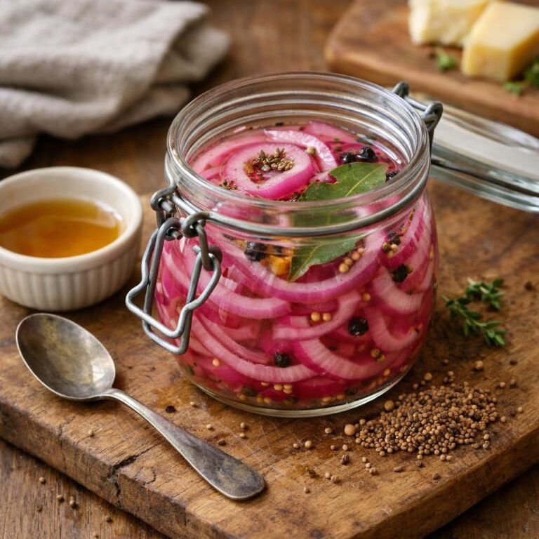 pickles oignon rouge