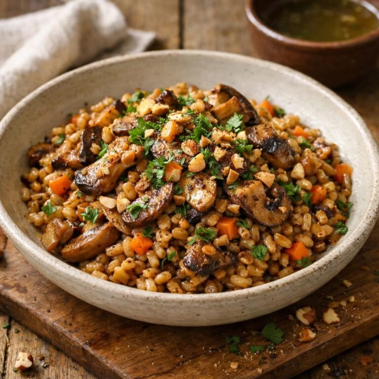 Pilaf d'épeautre automnal