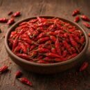 Piment oiseau ou Pili-pili rouge sec entier - Les Épices Curieuses