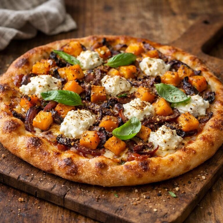 Pizza rustique butternut