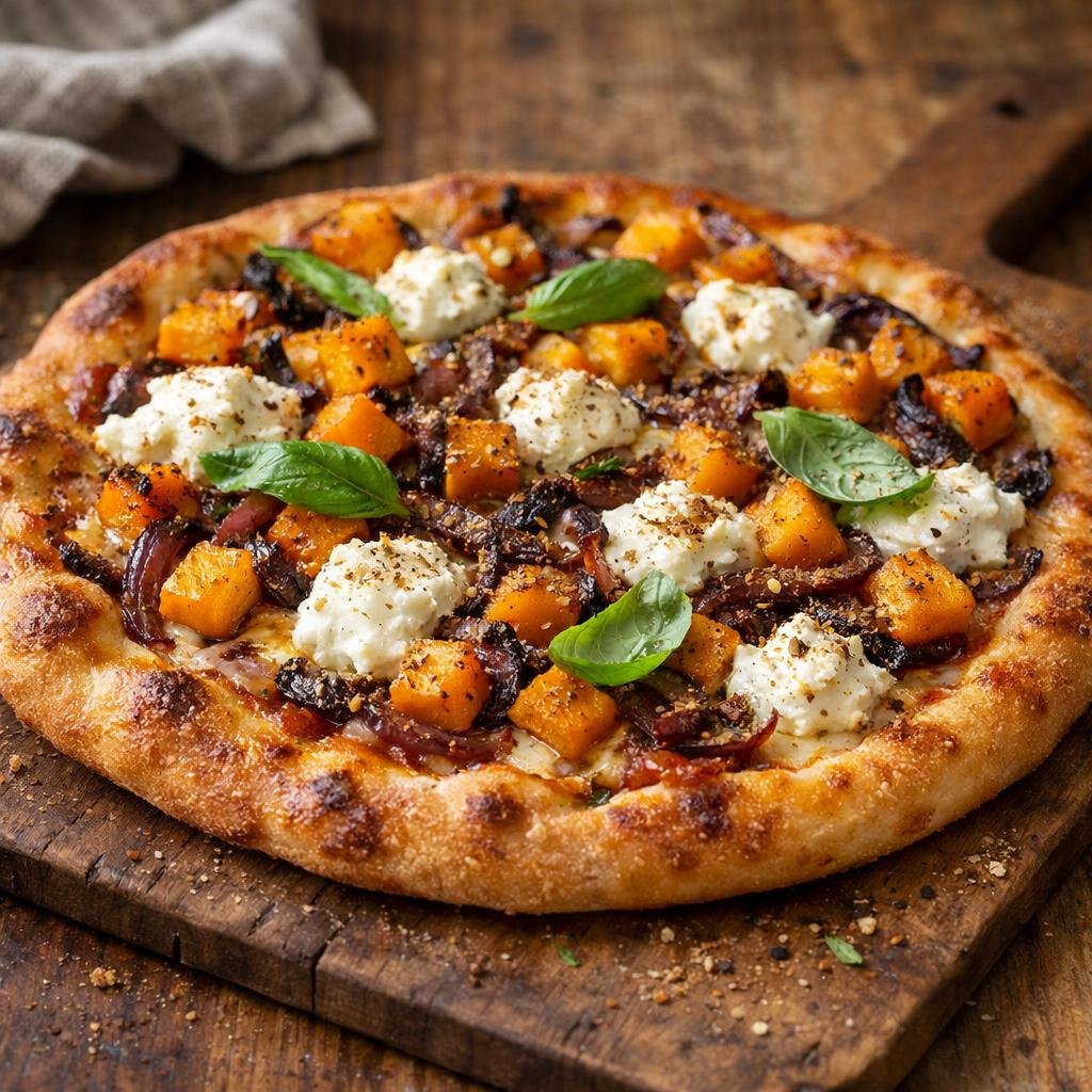 Pizza rustique butternut