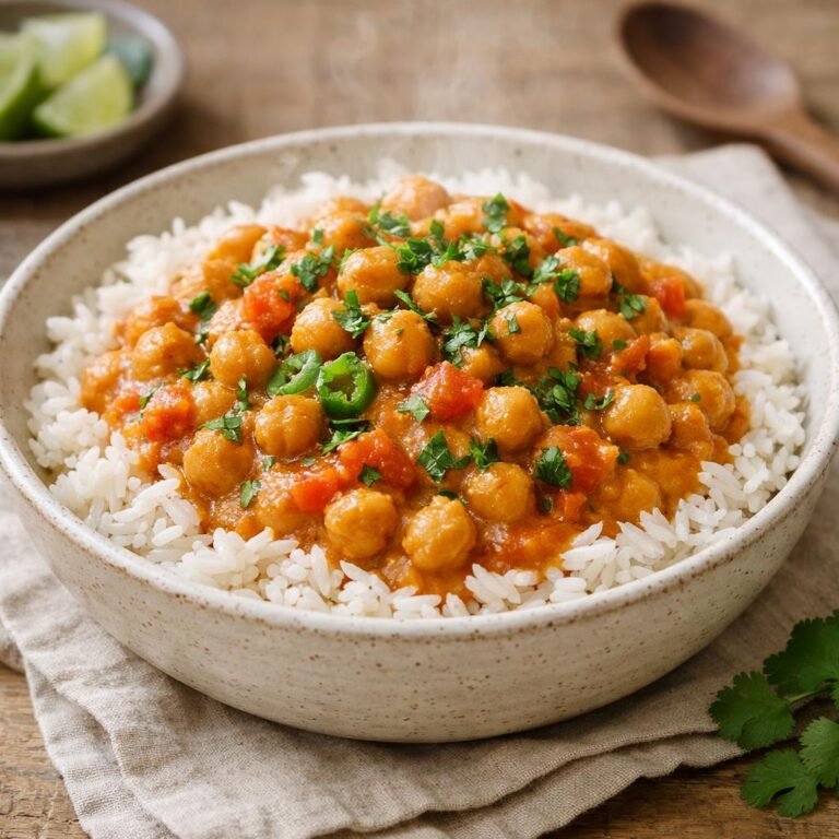 pois chiches au curry