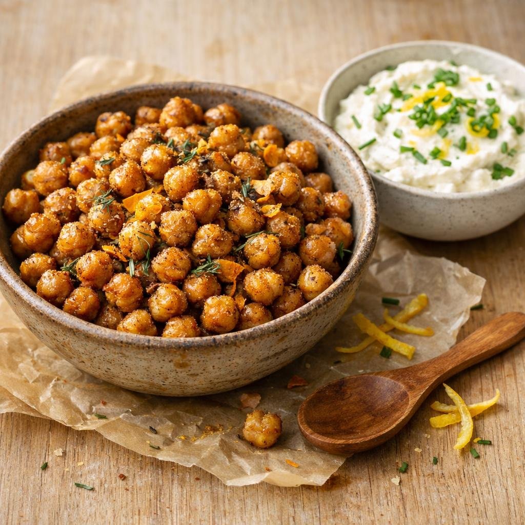 Pois chiches croustillants