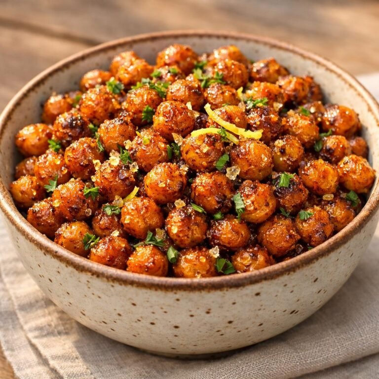 Pois chiches croustillants