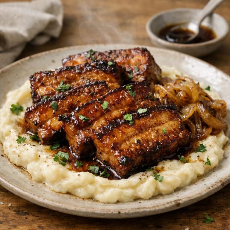 Poitrine de porc au cumin