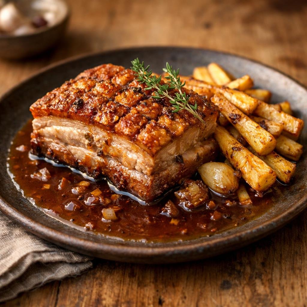 poitrine de porc croustillante