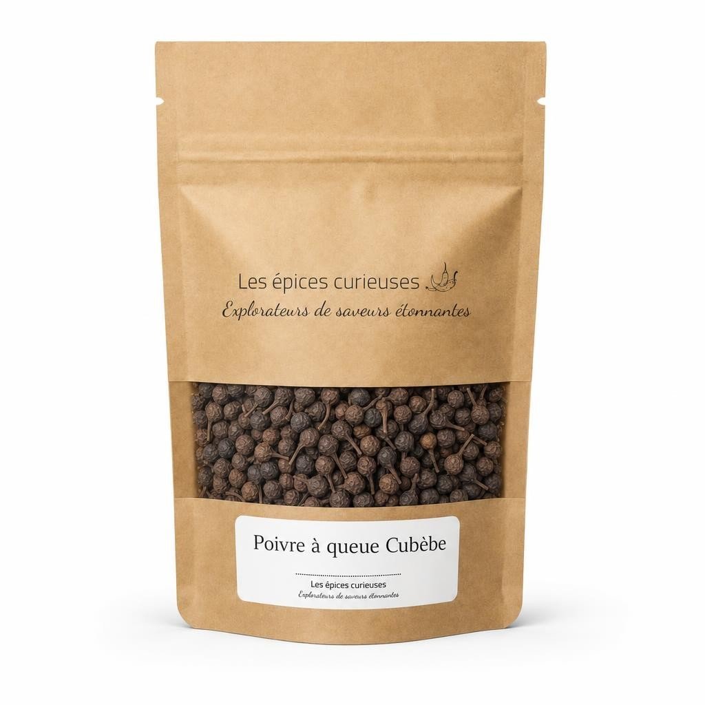 Poivre à queue Cubèbe - Packaging - Les Épices Curieuses