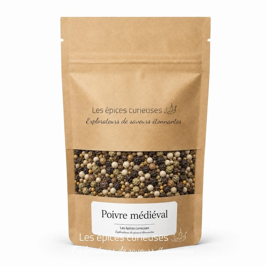 Poivre médiéval - Packaging - Les Épices Curieuses