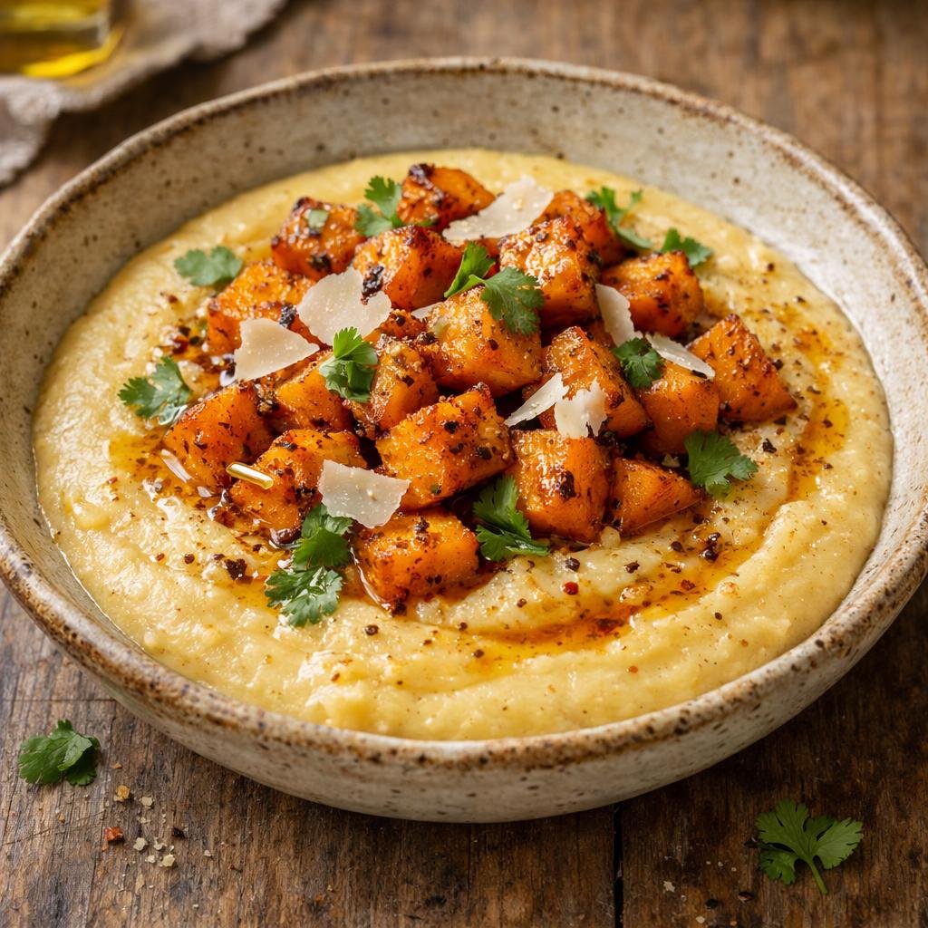 Polenta crémeuse chipotle