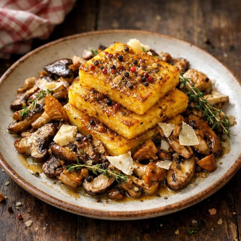 Polenta grillée cinq baies