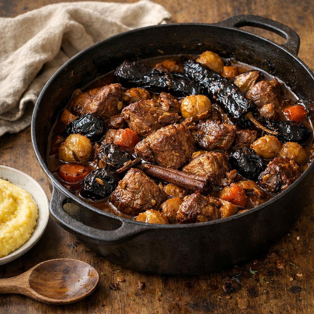 Porc braisé au Pasilla
