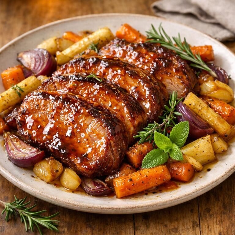 Porc confit glacé