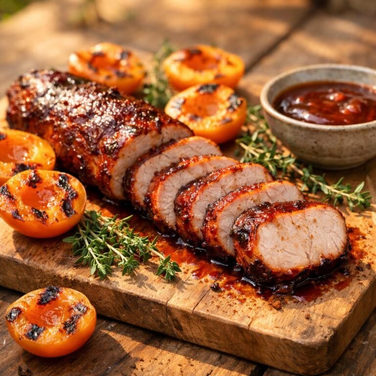 porc laqué miel paprika