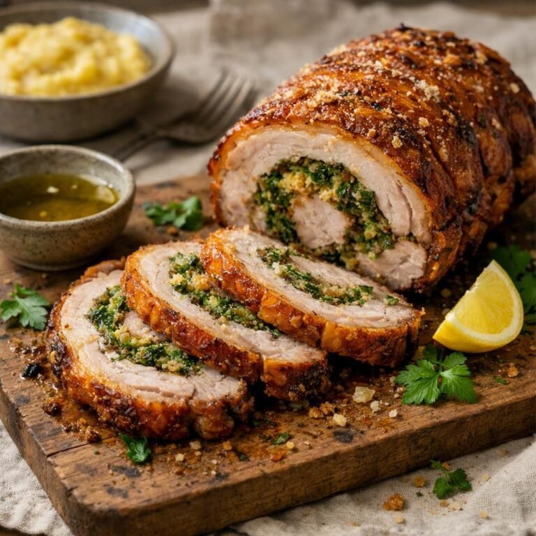 Porchetta aux herbes