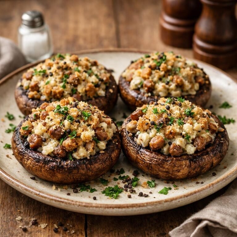 Portobellos farcis marrons