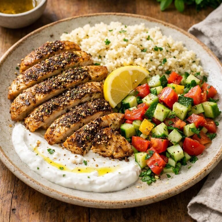 Poulet au zaatar