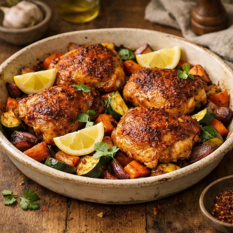 poulet mariné épicé
