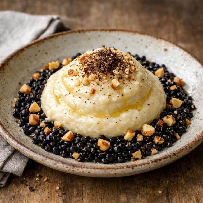 purée céleri-rave lentilles
