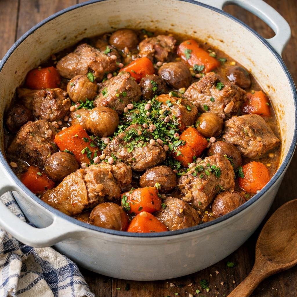 ragoût de porc Pan Massala