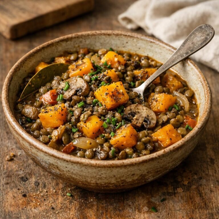 Ragoût lentilles butternut