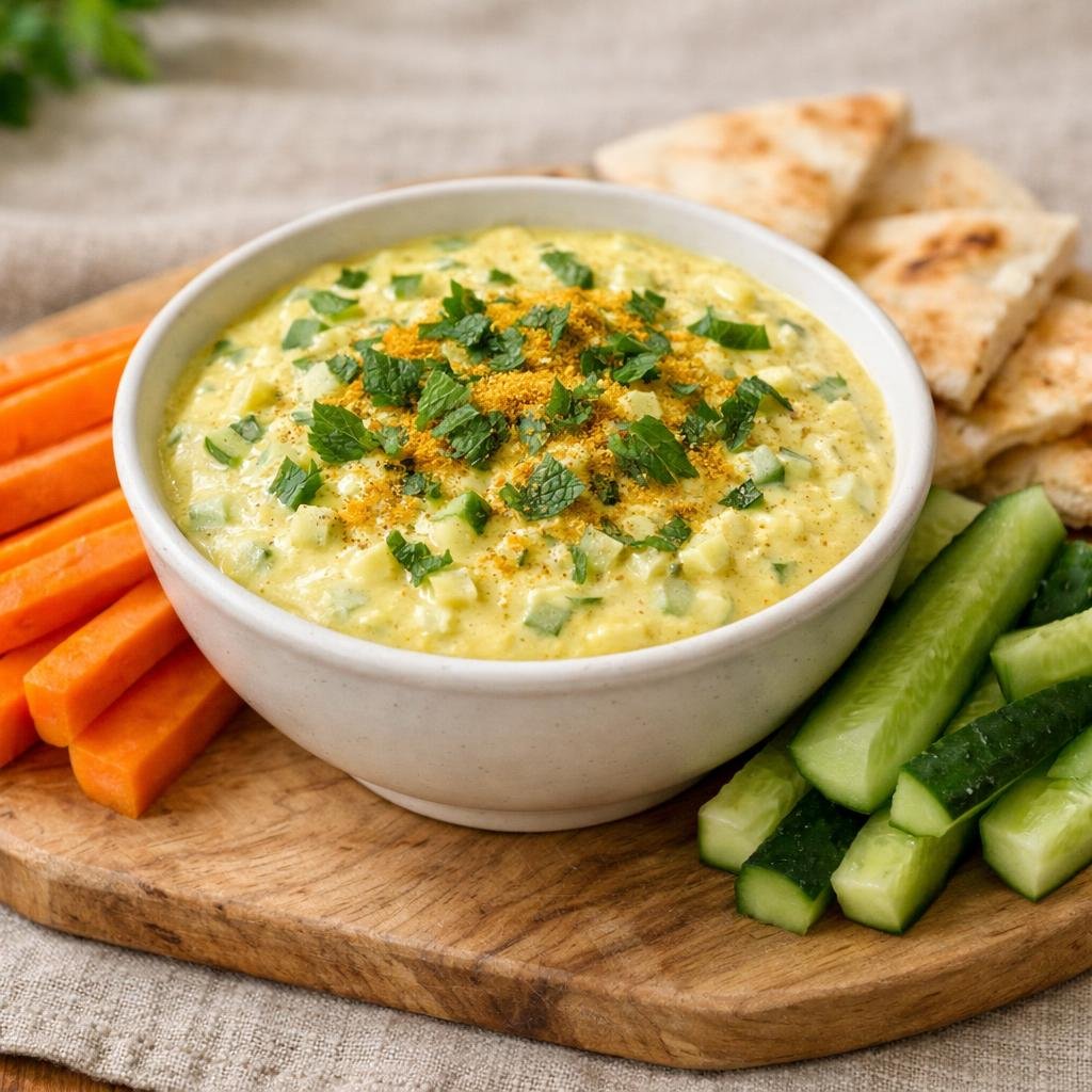 Raita au Curry Madras