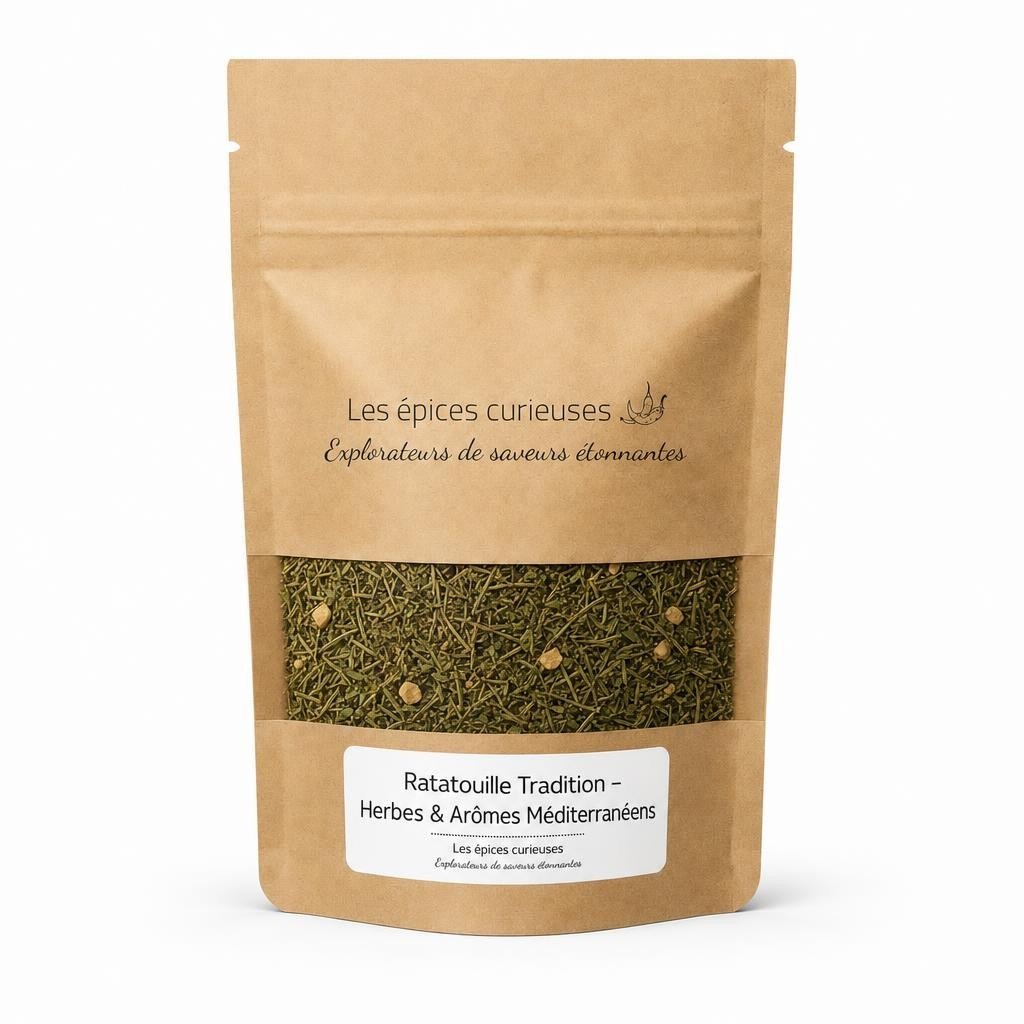 Ratatouille Tradition – Herbes & Arômes Méditerranéens - Packaging - Les Épices Curieuses
