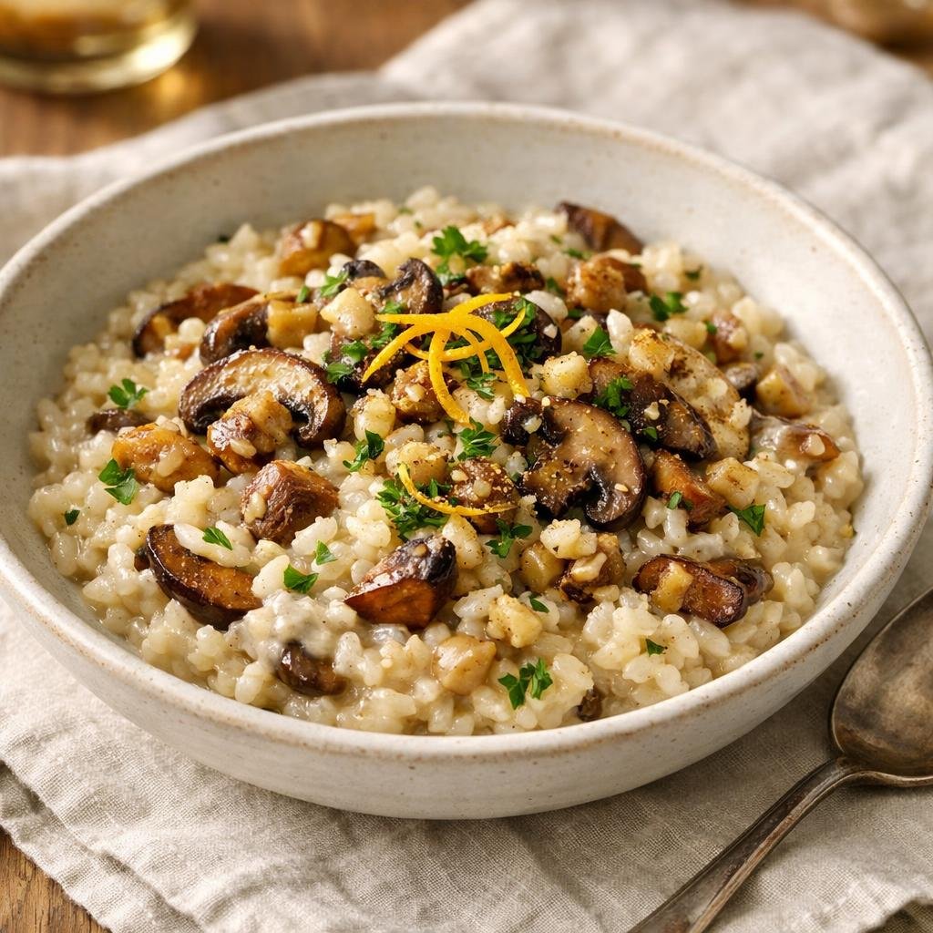 risotto champignons châtaignes
