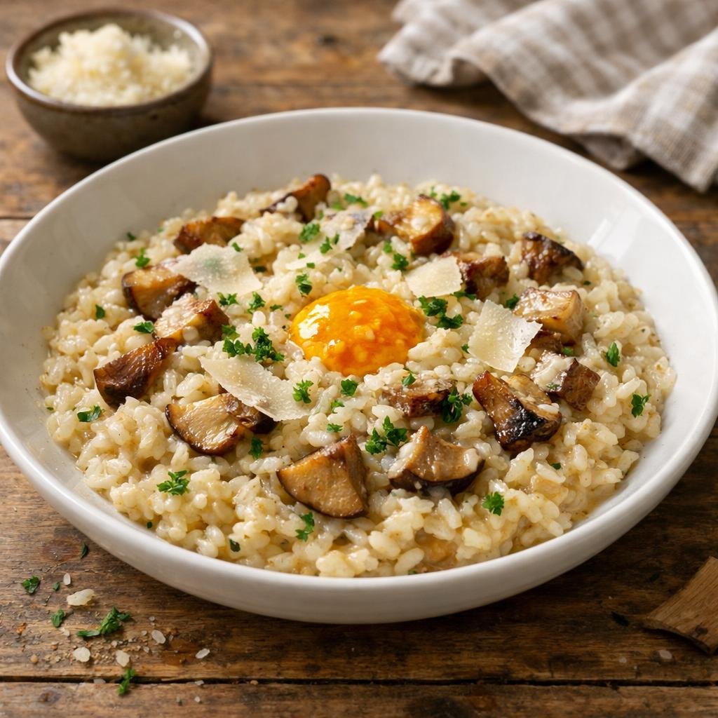 risotto cèpes piment citron