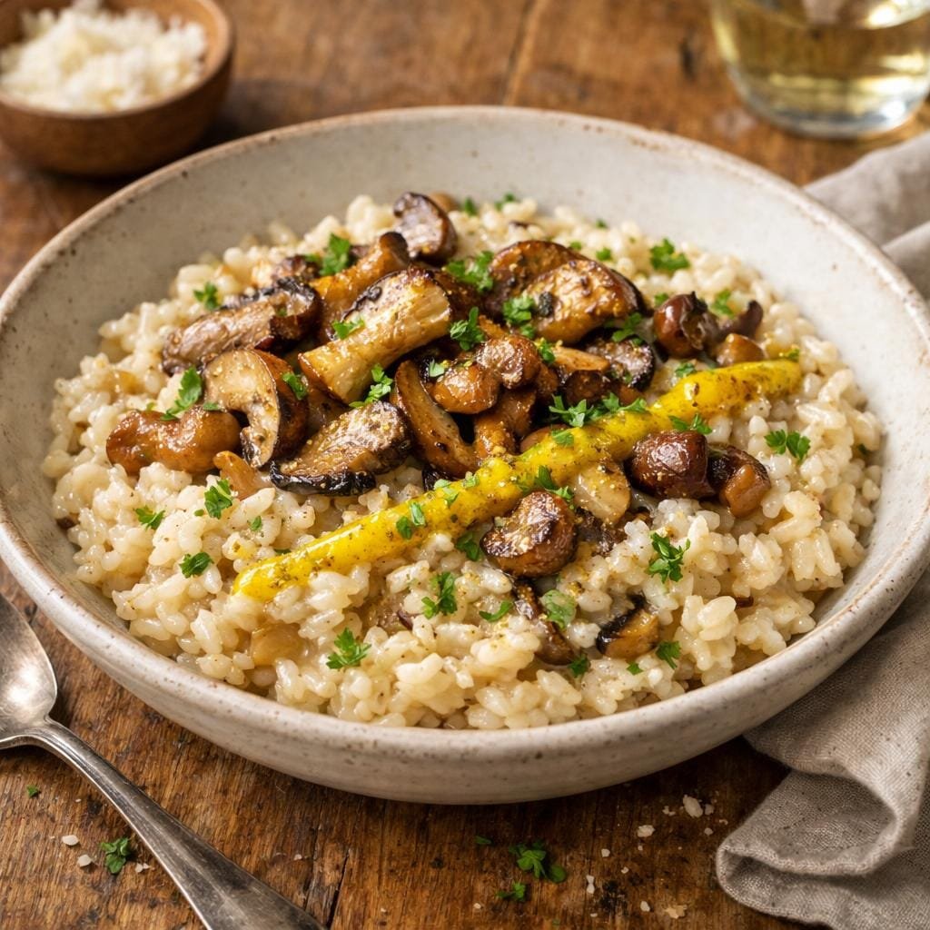 Risotto aux champignons