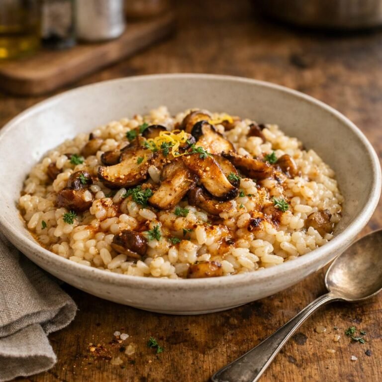 Risotto aux champignons