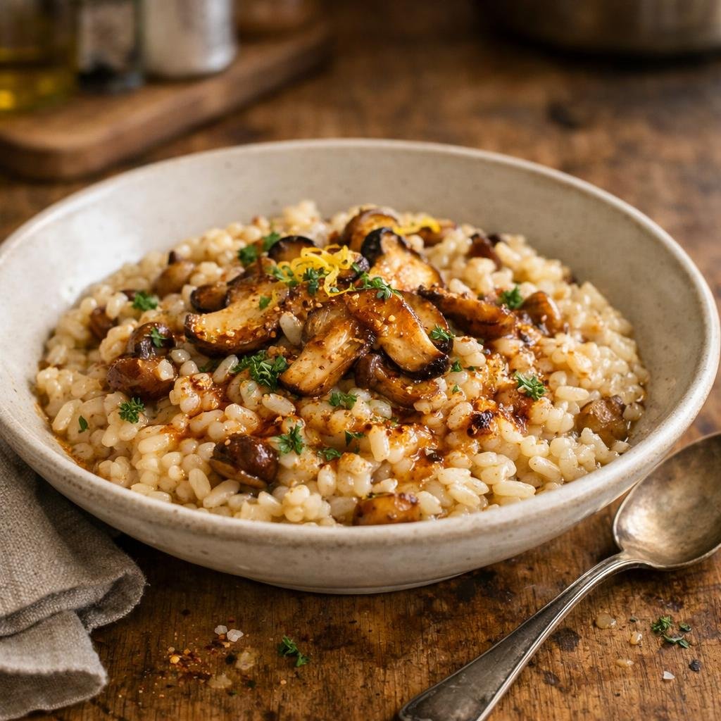 Risotto aux champignons