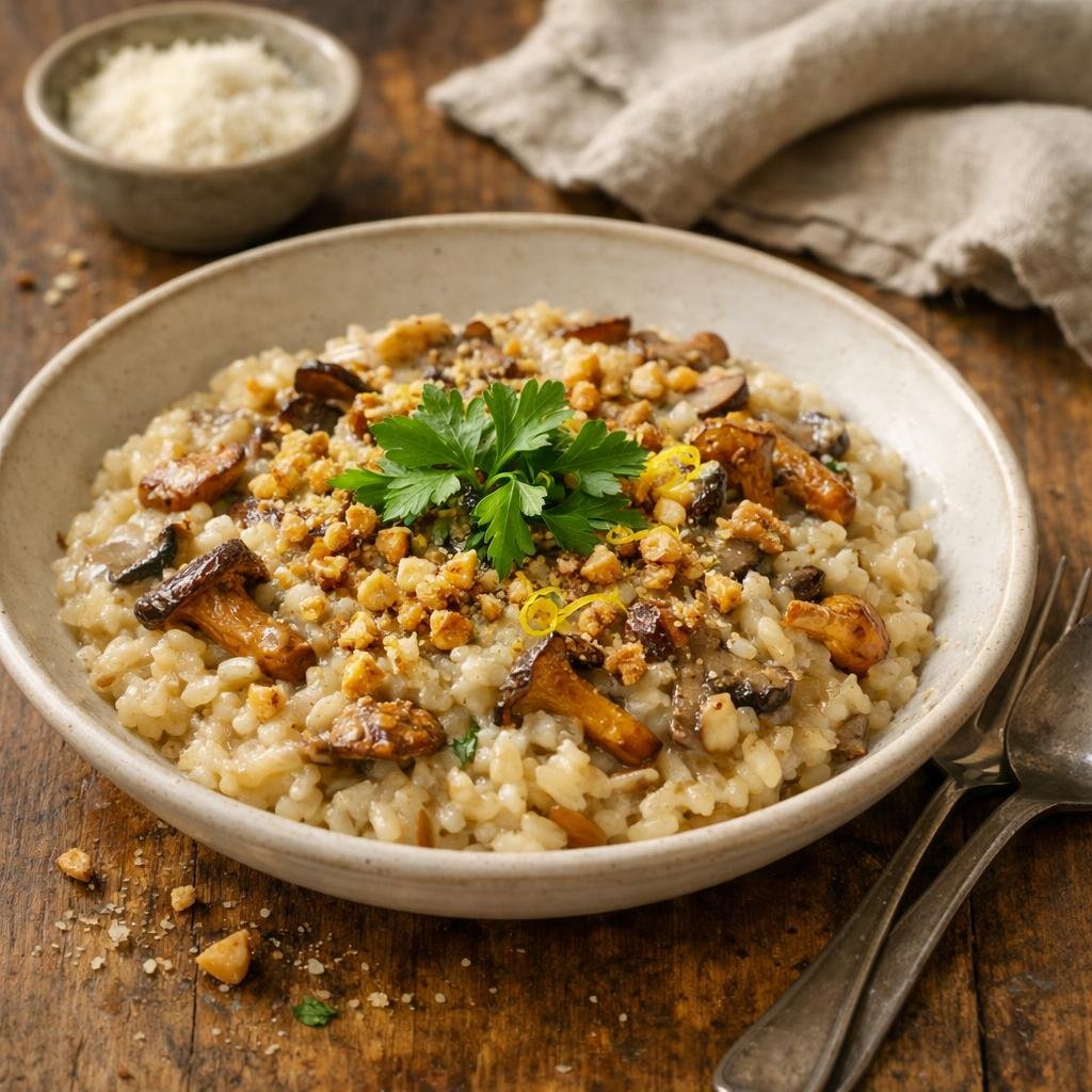 Risotto aux champignons