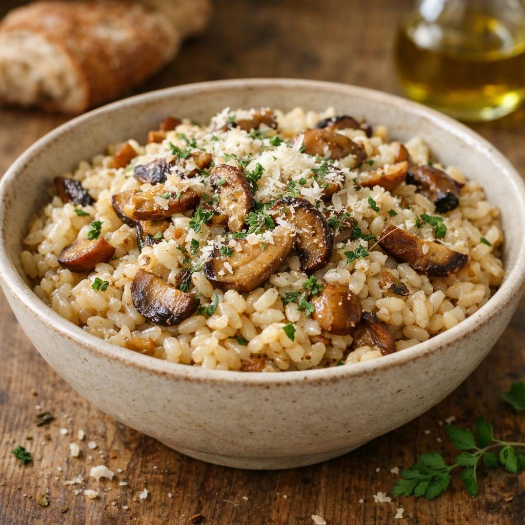 Risotto aux champignons