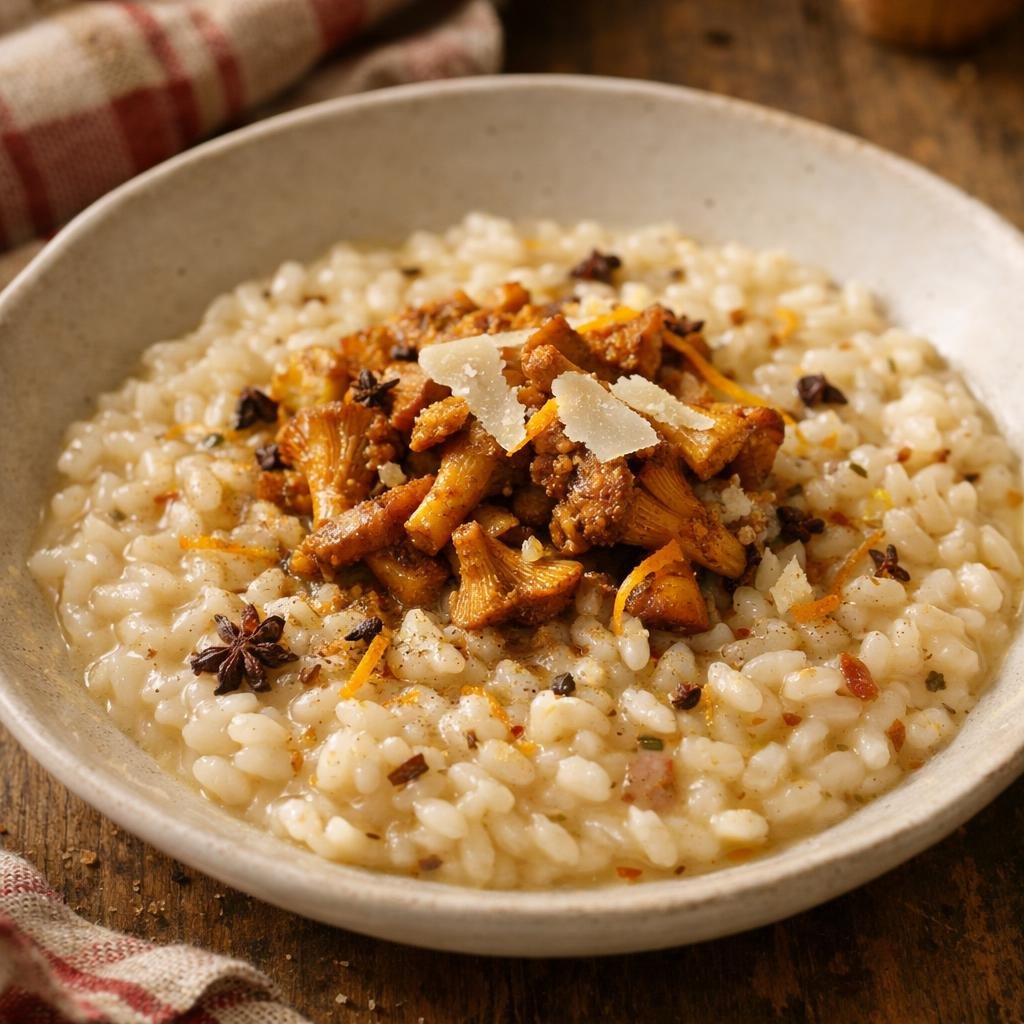 Risotto aux girolles
