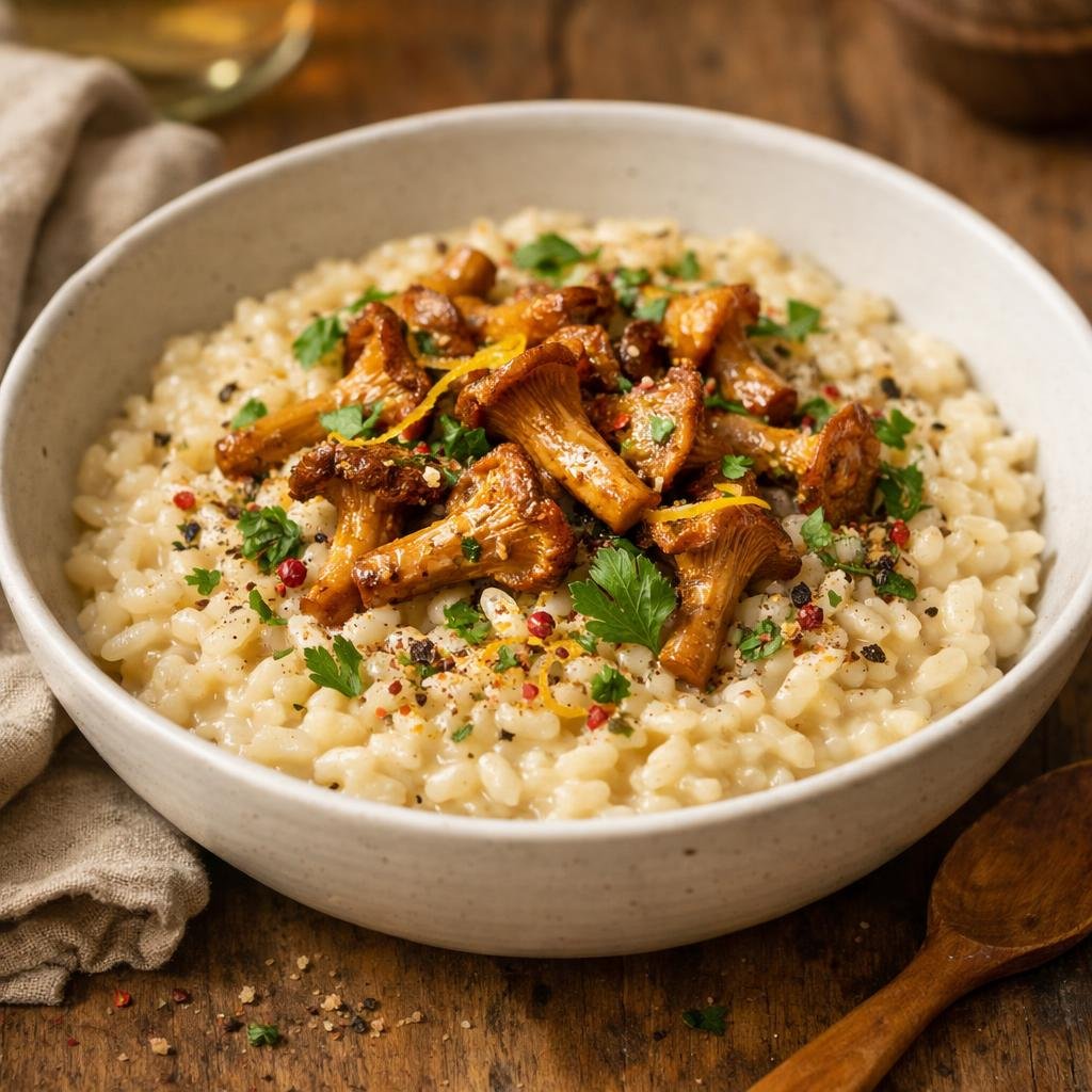 risotto aux girolles