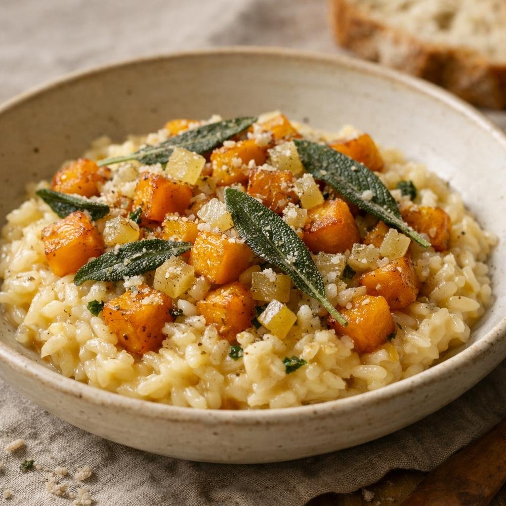 Risotto butternut gingembre