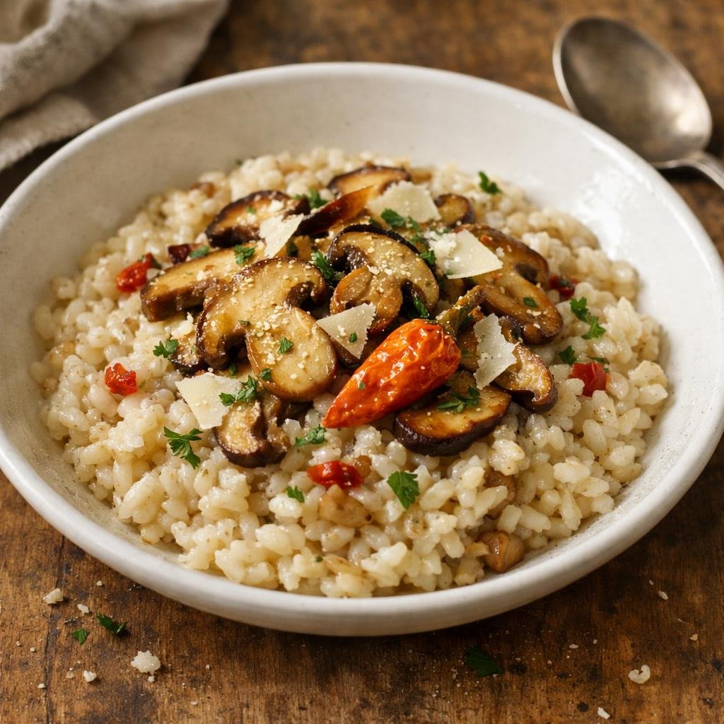 Risotto cèpes Madame Jeannette