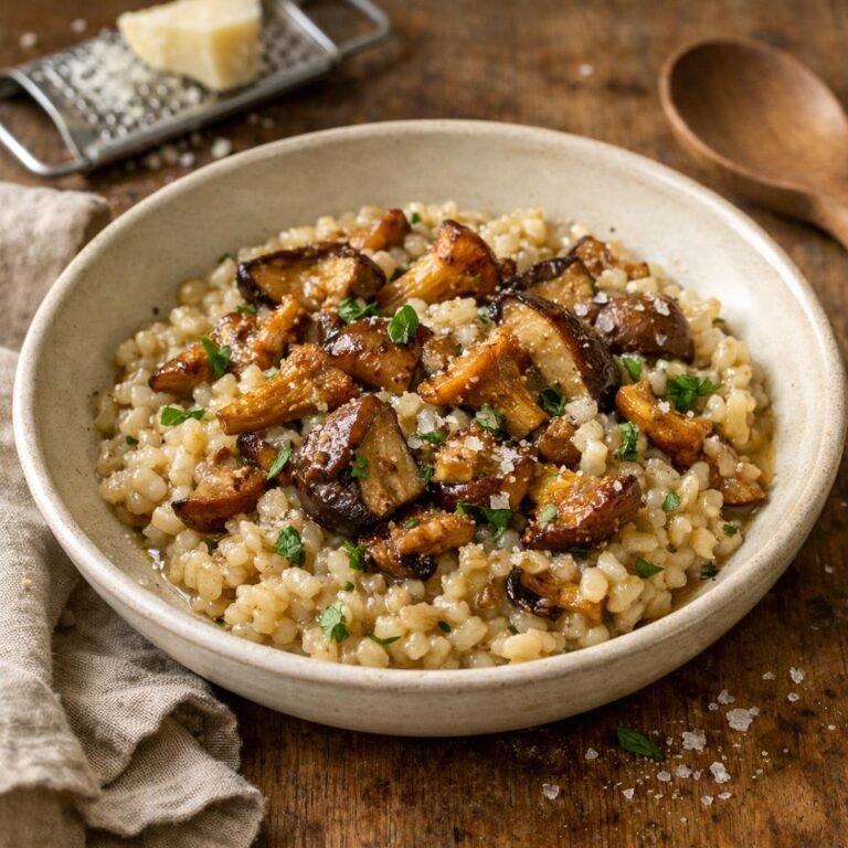 Risotto aux champignons