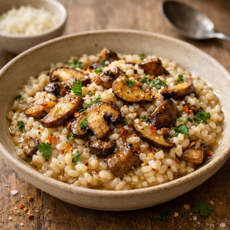 risotto aux champignons