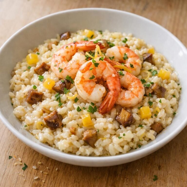 Risotto citron confit