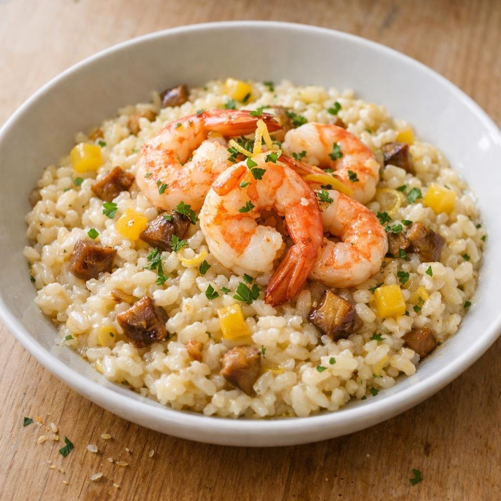 Risotto citron confit